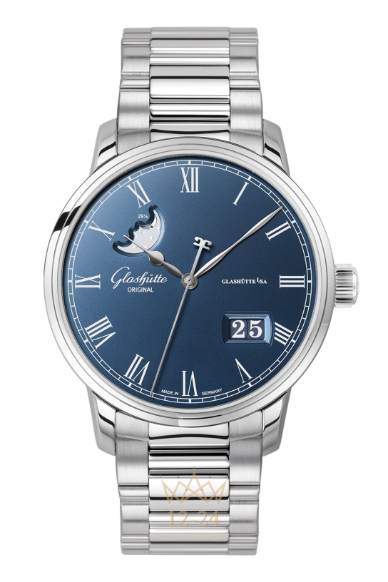 Glashutte Senator Panorama Date Moon Phase 100-04-05-12-70