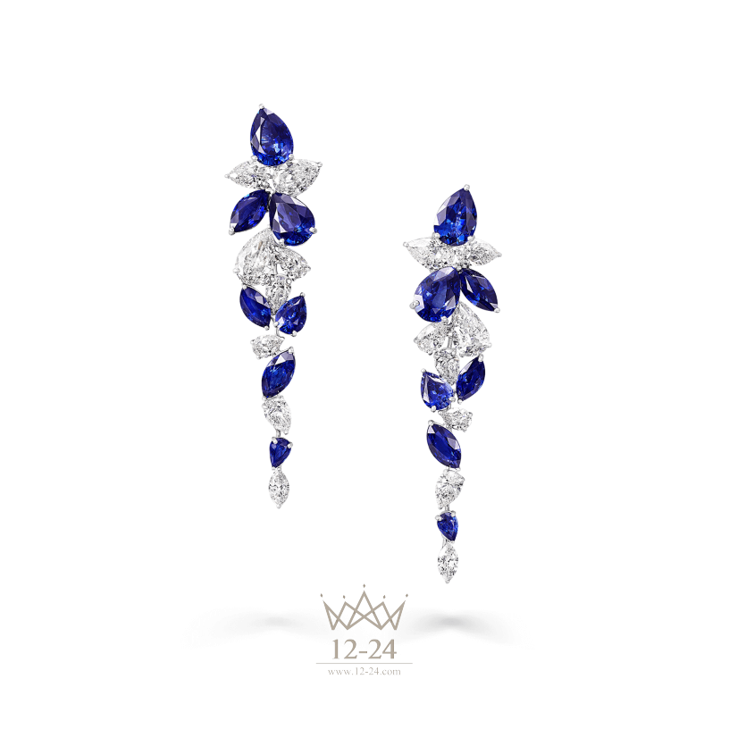 Graff Sapphire and Diamond Earrings GE28207
