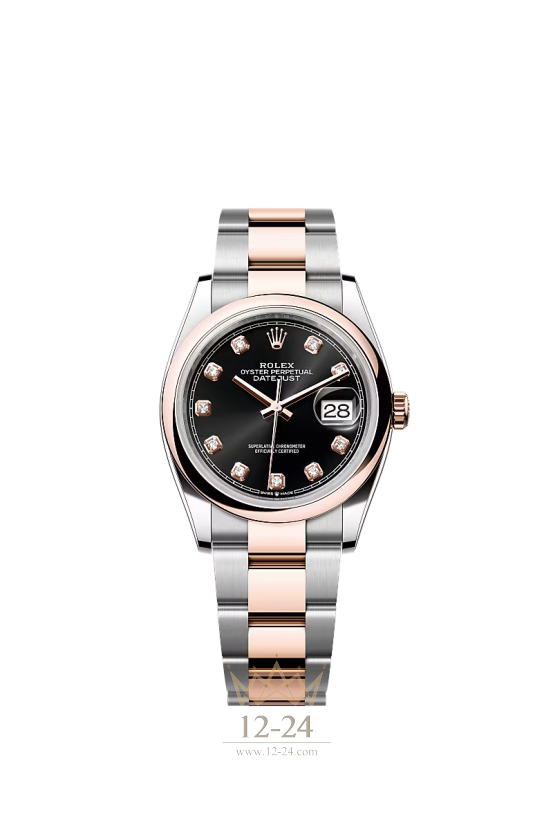 Rolex Oyster 36 мм Steel and Gold Everose 126201-0020