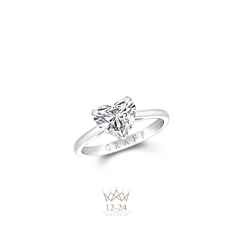 Graff Paragon Heart Shape Diamond Engagement Ring HS01ALL