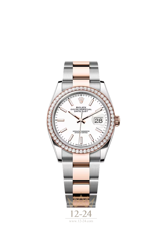 Rolex Oyster 36 мм Steel Gold Everose and Diamonds 126281rbr-0006