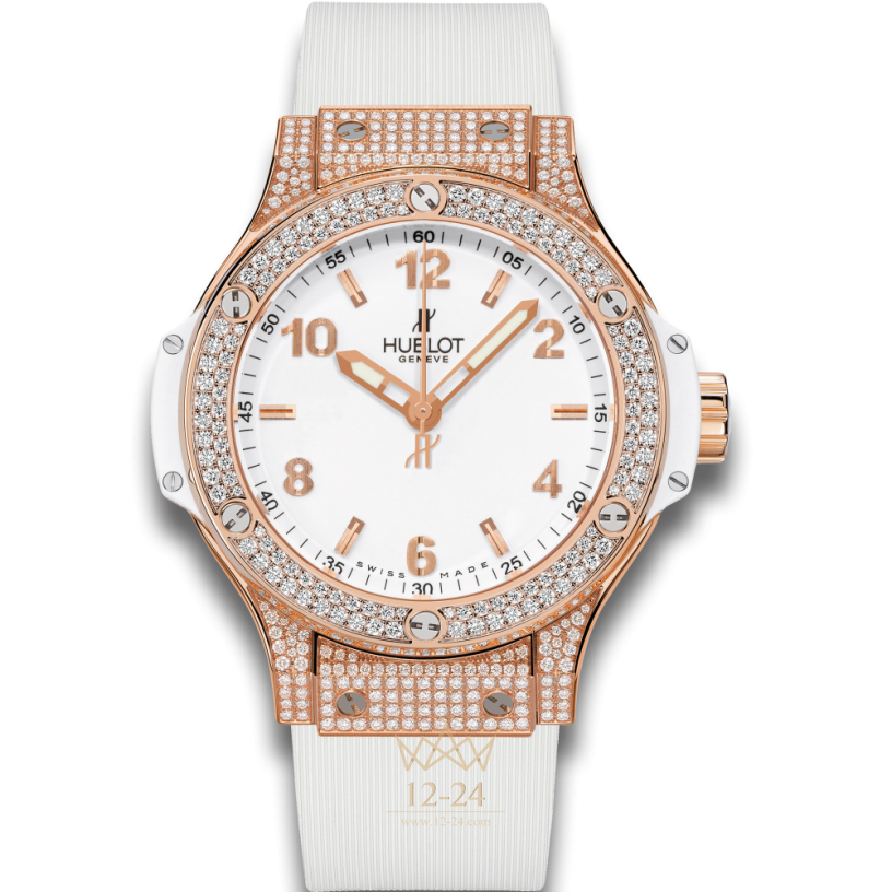 Hublot Gold White Pave 38 mm 361.PE.2010.RW.1704