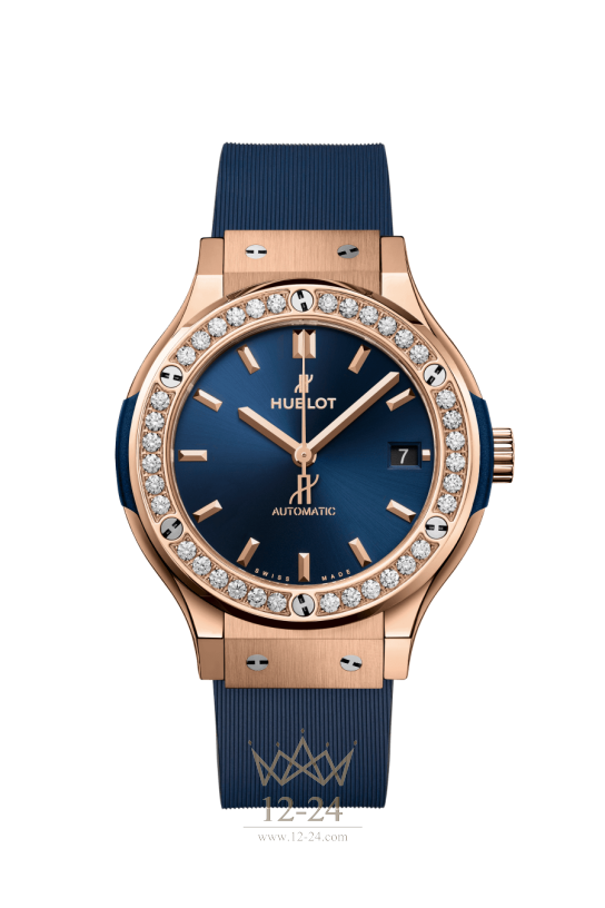 Hublot King Gold Blue Diamonds 565.OX.7180.RX.1204