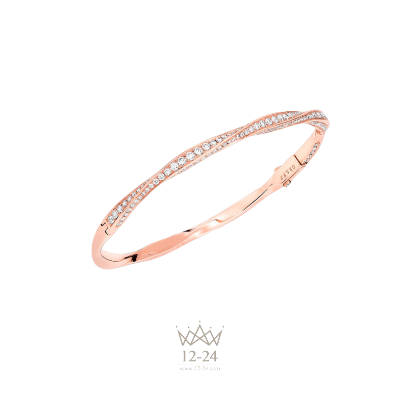 Graff Spiral Pavé Diamond Bangle RGB349-145