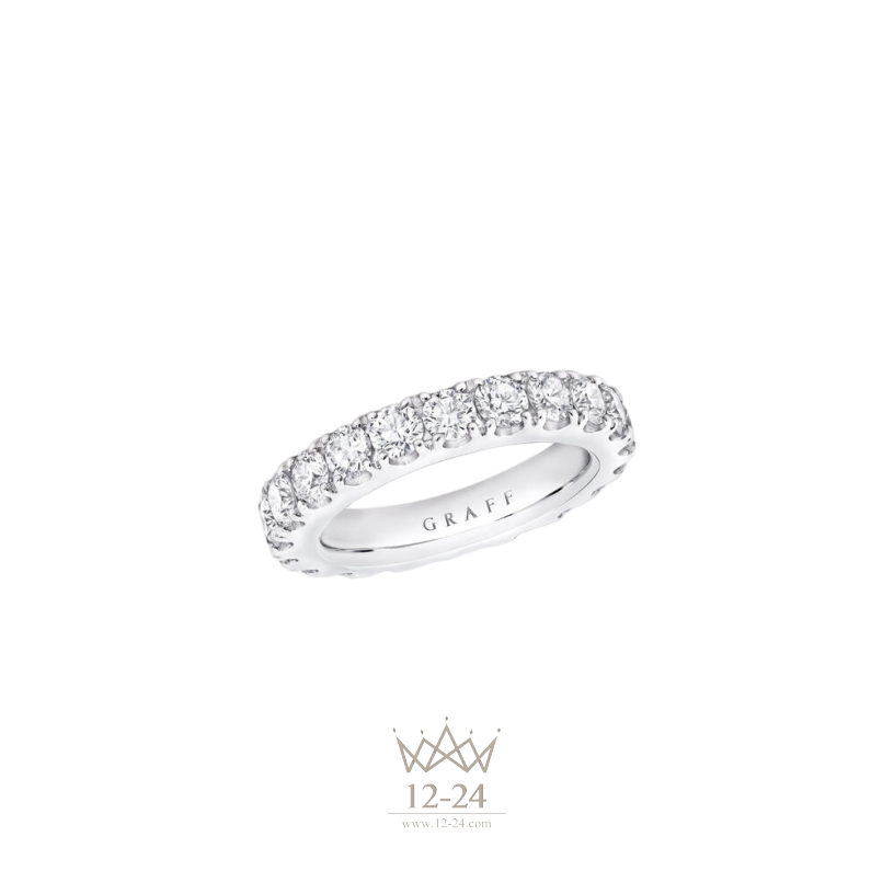 Graff Castle Set Round Diamond Wedding Band RER1002