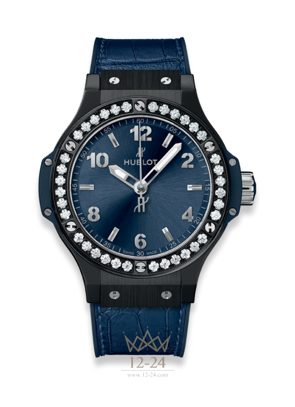 Hublot Ceramic Blue Diamonds 361.CM.7170.LR.1204