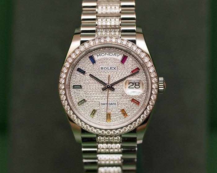 Встречайте новые Rolex Day-Date 36 Rainbow Ref. 128345RBR! (много фото)