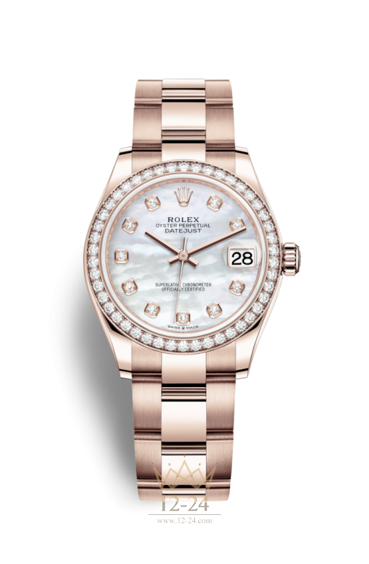 Rolex Oyster 31 мм Gold Everose and Diamonds 278285rbr-0011