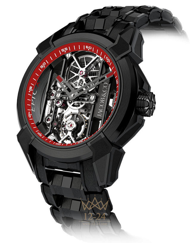 Jacob &amp; Co Epic X Black Titanium Bracelet EX100.21.PS.RW.A21AA