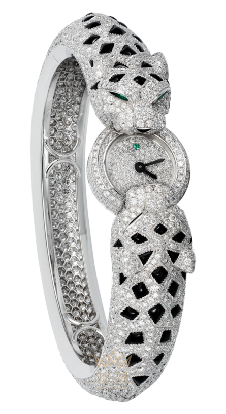Cartier Visible Time Motive «Two Panthers Heads» HPI00437