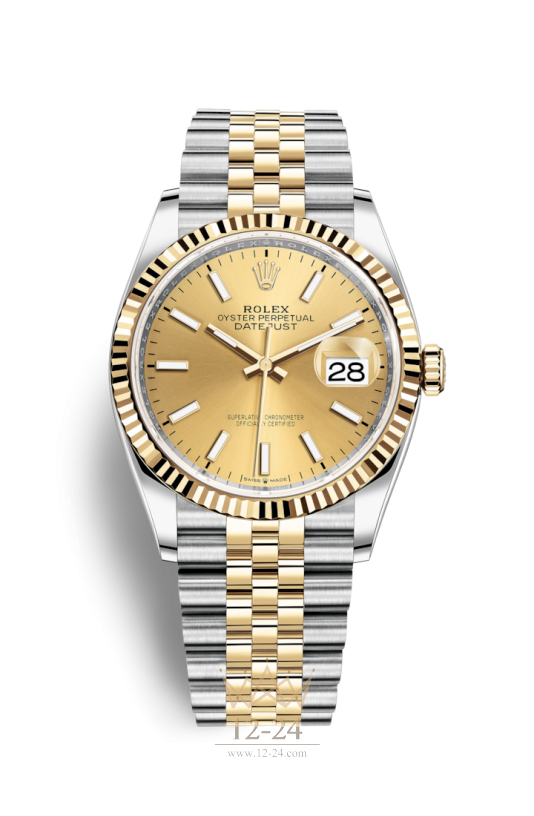 Rolex Oyster 36 мм Steel and Yellow Gold 126233-0015