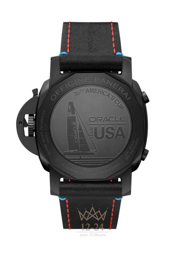 Panerai Luminor 1950 Oracle Team Usa 3 Days Chrono Flyback Automatic Ceramica — 44 мм PAM00725