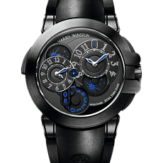 Часы Harry Winston Ocean Dual Time Black Edition OCEATZ44ZZ007 — main thumb