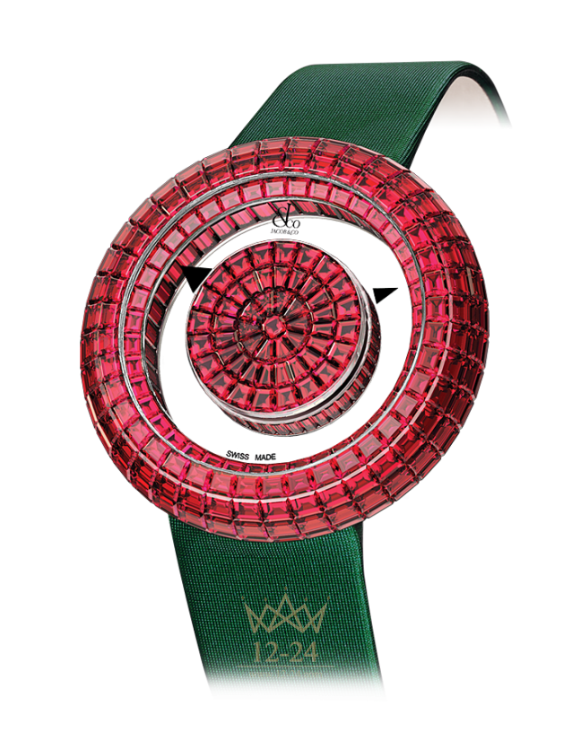 Jacob &amp; Co BRILLIANT MYSTERY FULL BAGUETTE 210.543.40.BR.BR.3BR