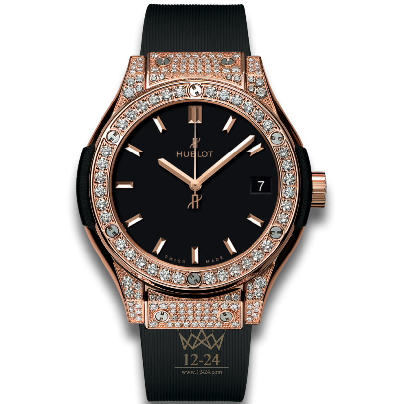 Hublot King Gold Pavé 33 mm 581.OX.1181.RX.1704