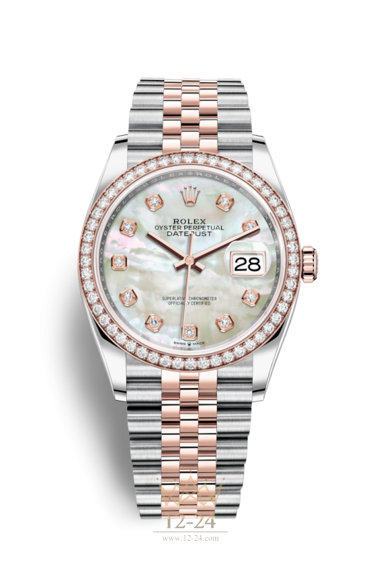 Rolex Oyster 36 мм Steel Gold Everose and Diamonds 126281rbr-0009