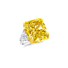 Украшение Graff Radiant Cut Yellow and White Diamond Ring GR28796 — main thumb