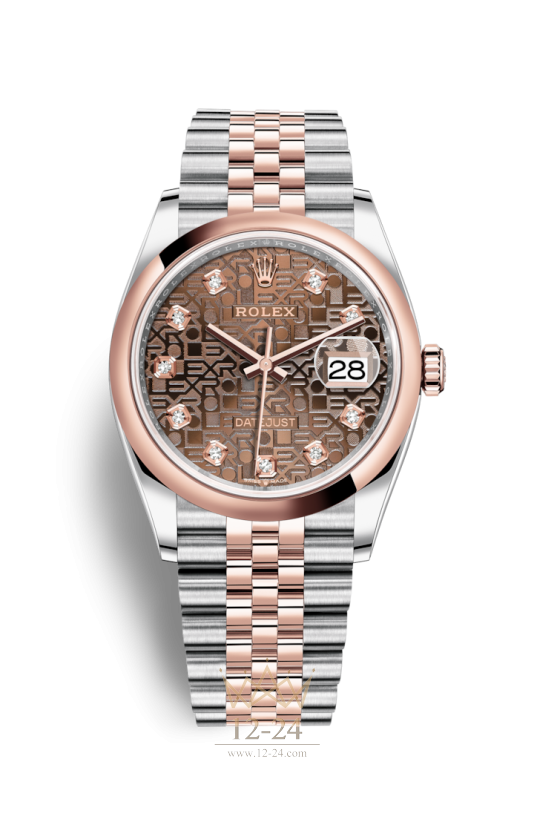 Rolex Oyster 36 мм Steel and Gold Everose 126201-0025