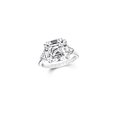 Украшение Graff Square Emerald Cut Ring Diamond ETR02 — main thumb