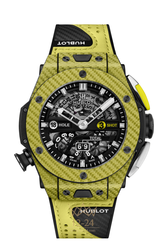 Hublot Unico Golf YellowCarbon 45 мм 416.YY.1120.VR