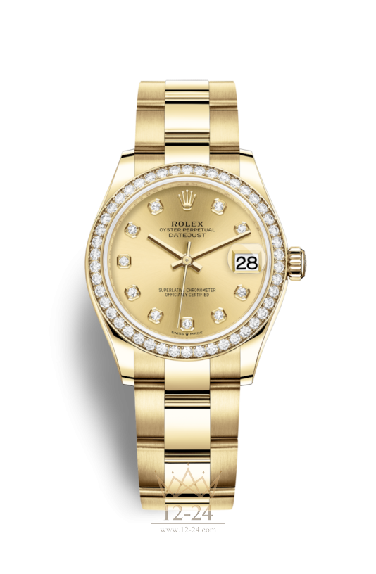 Rolex Oyster 31 мм Yellow Gold and Diamonds 278288rbr-0012