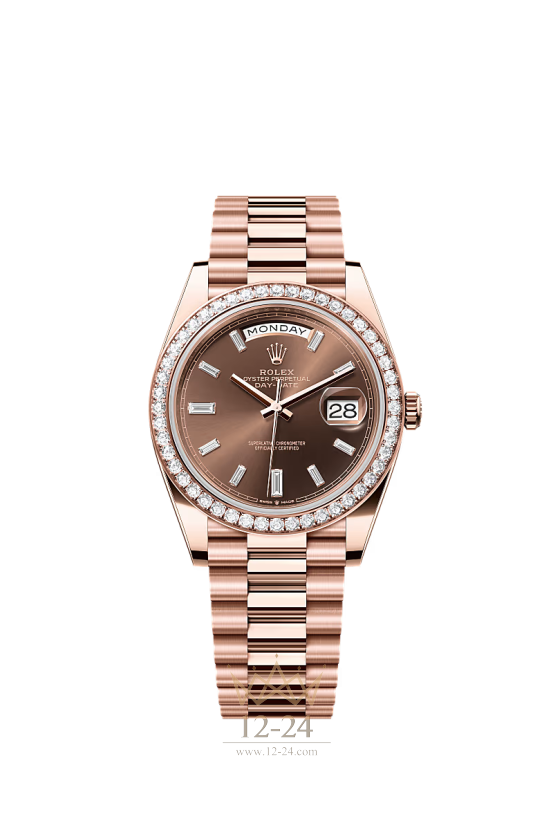 Rolex 40 мм Everose gold and Diamonds 228345rbr-0006