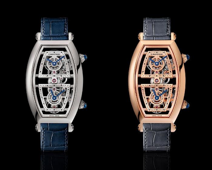 Cartier представляют новый скелетон Privé Tonneau XL Skeleton Dual Time