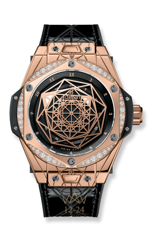 Hublot Sang Bleu King Gold Diamonds 465.OS.1118.VR.1204.MXM17