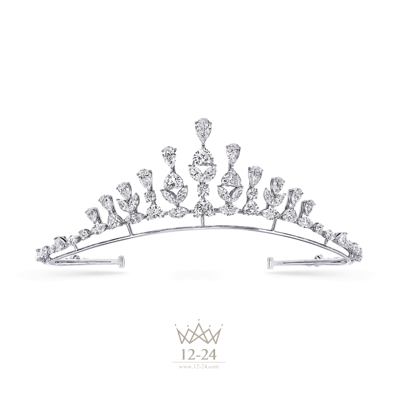 Graff Heart &amp; Marquise Shape Tiara Diamond RGT116