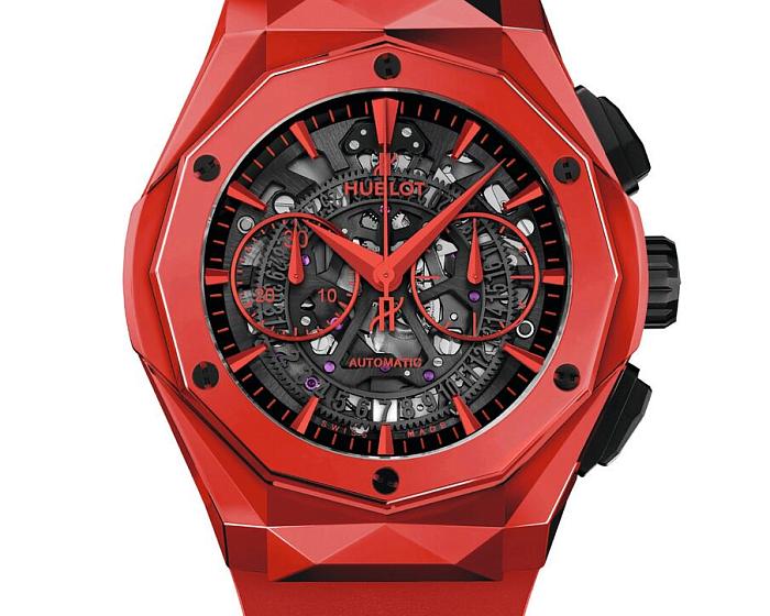 Hublot выпускают потрясающий хронограф из красной керамики