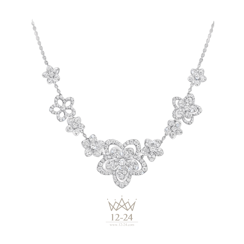 Graff Wild Flower Multi Diamond Necklace RGN755