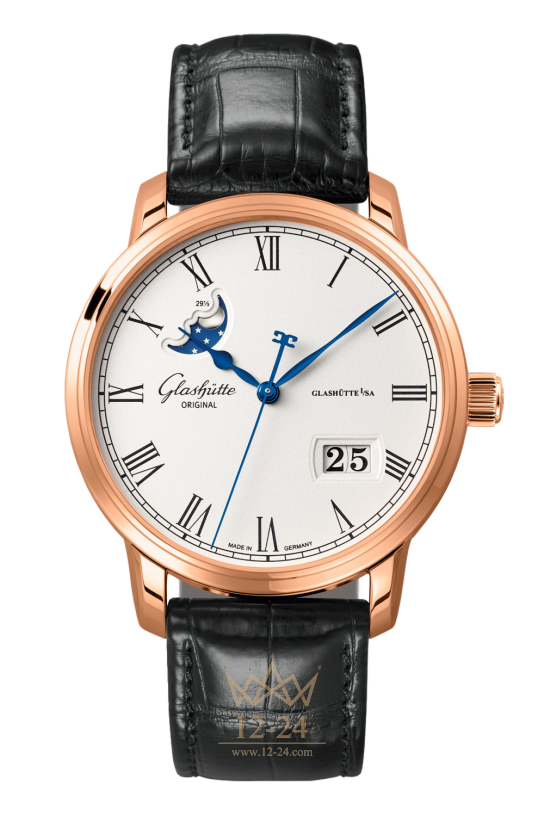 Glashutte Senator Panorama Date Moon Phase «Buckle» 100-04-32-15-01