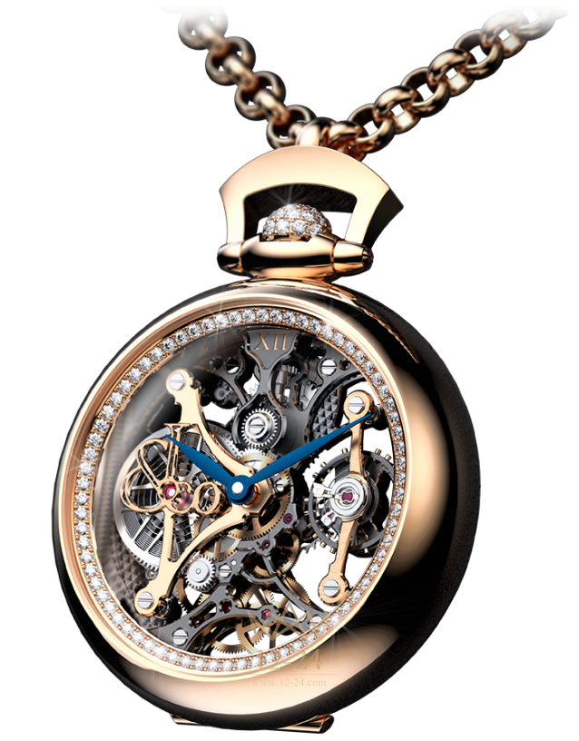 Jacob &amp; Co Brilliant Pocket Watch Pendant BS200.40.RD.CB.A