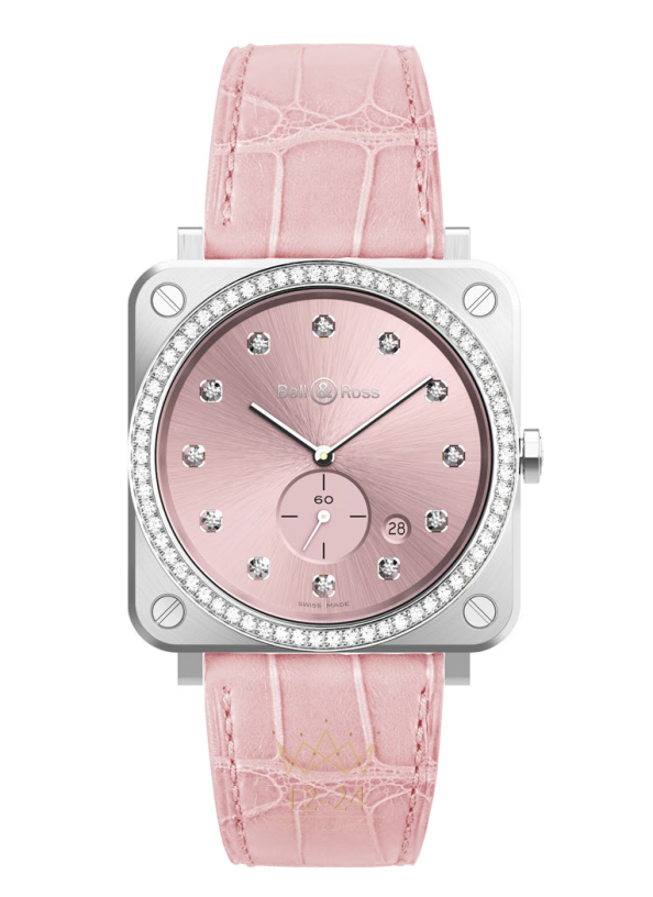 Bell &amp; Ross BR S Novarosa Full Diamonds BRS-PK-ST-LGD/SCR