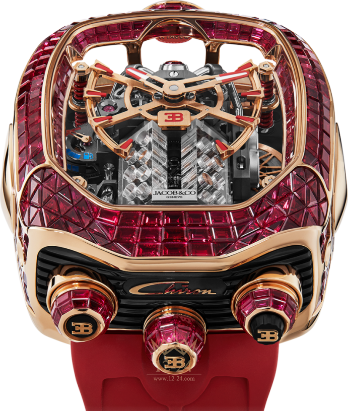 Jacob &amp; Co Bugatti Chiron Tourbillon Baguette BU800.40.BR.UA.A