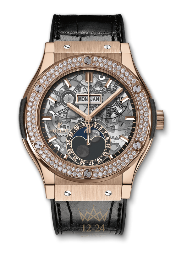 Hublot Aerofusion Moonphase King Gold Diamonds 517.OX.0180.LR.1104