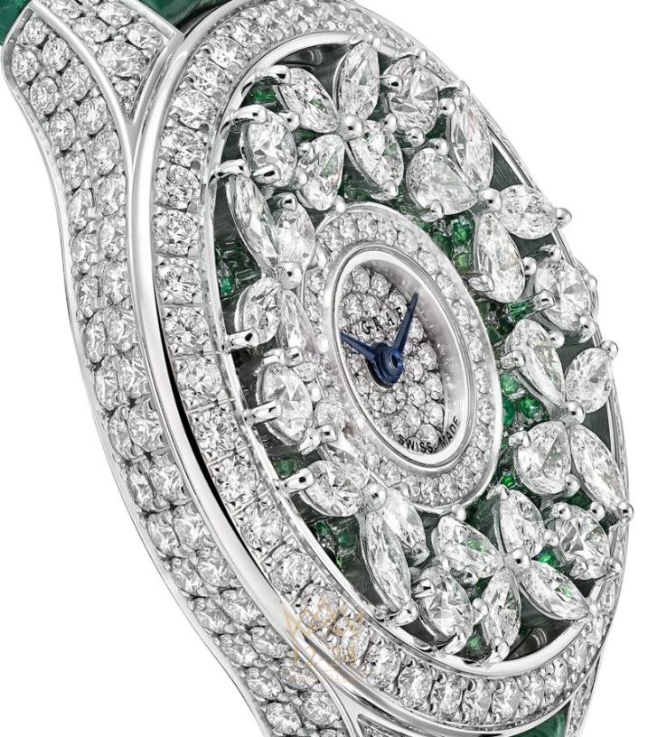 Graff Classic Butterfly Diamond and Emerald Watch BF33WGDE