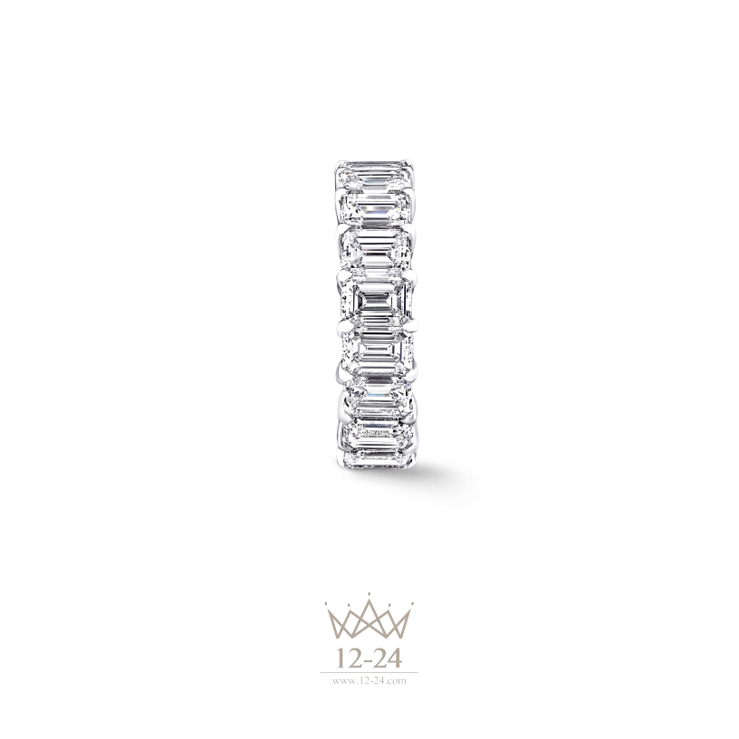 Graff Emerald Cut Eternity Band Diamond RGET115