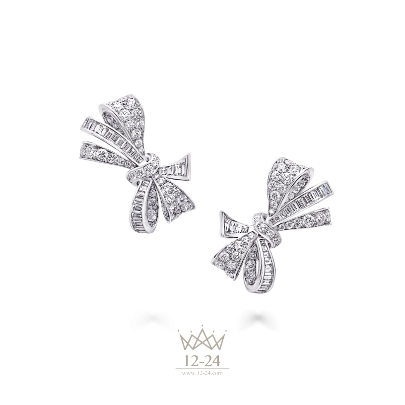 Graff Bow Earrings Diamond RGE1149