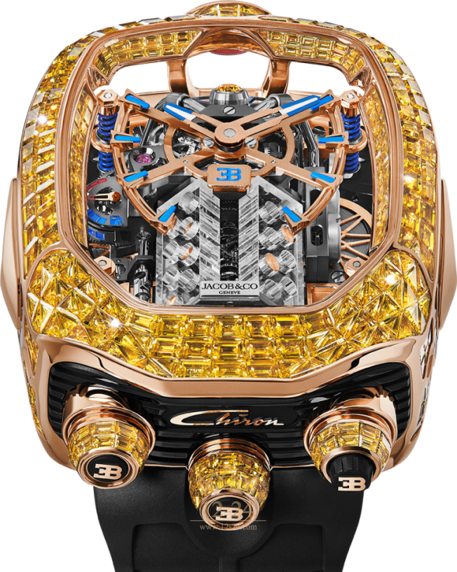 Jacob &amp; Co Bugatti Chiron Tourbillon Baguette BU800.40.AB.UA.A