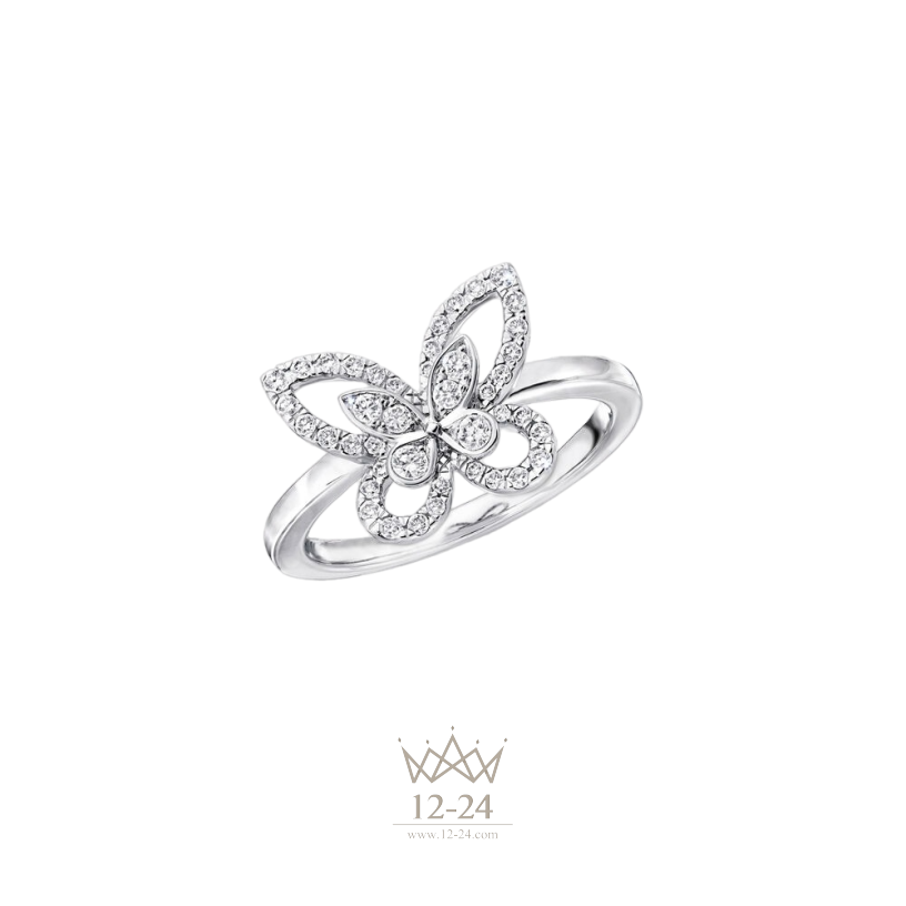 Graff Butterfly Silhouette Diamond Mini Ring RGR769