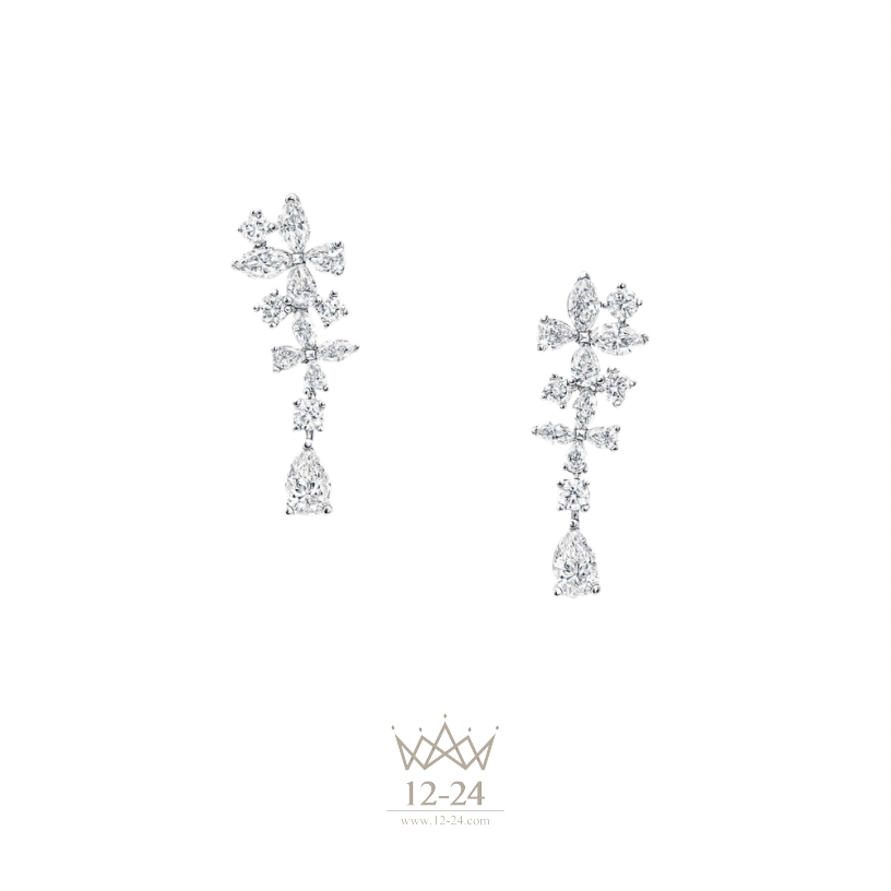 Graff Classic Butterfly Diamond Drop Earrings RGE1614