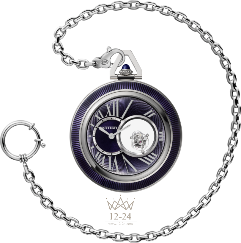 Cartier Pocket watch Mysterious double Turbillion WHRO0011