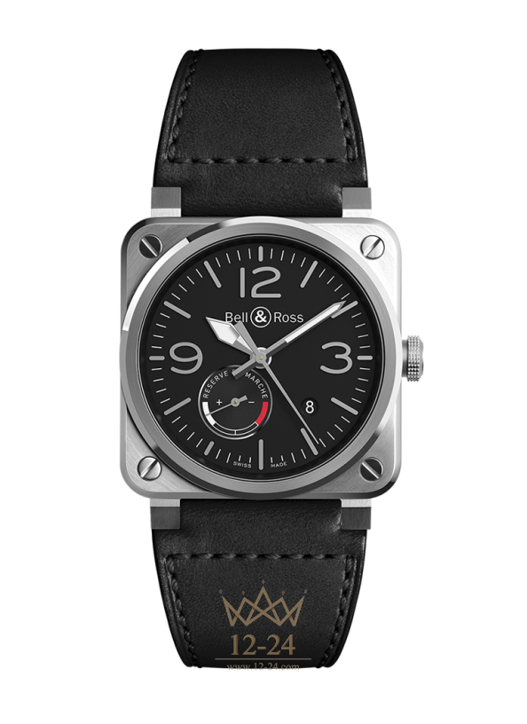 Bell &amp; Ross BR 03-97 RESERVE DE MARCHE BR0397-BL-SI/SCA