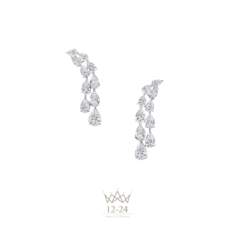 Graff Pear Shape Diamond Earrings RGE1392