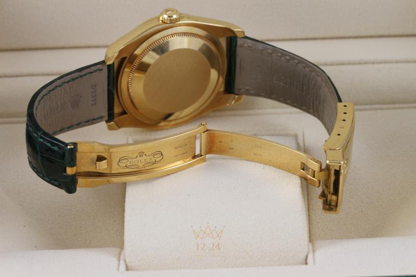 Rolex Yellow gold Pave Dial 36 16188