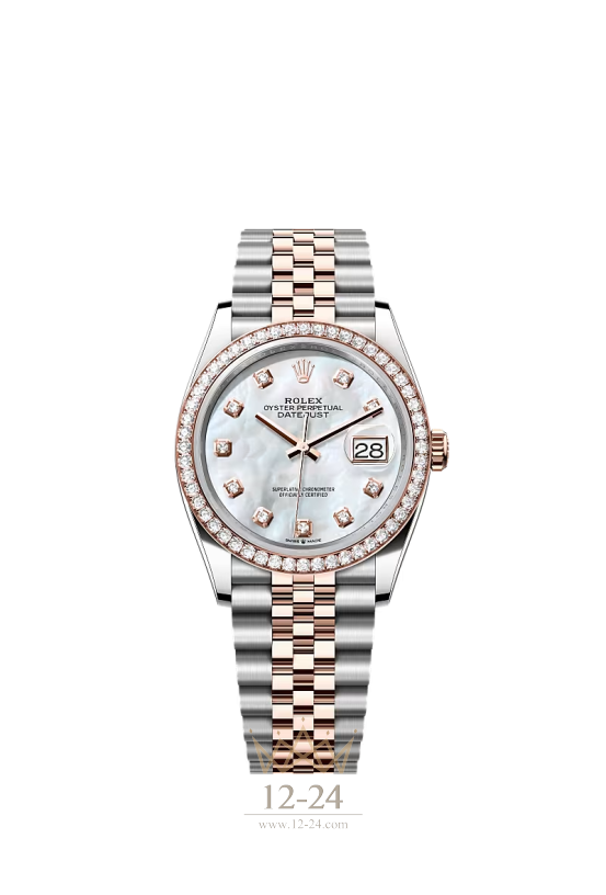 Rolex Oyster 36 мм Steel Gold Everose and Diamonds 126281rbr-0009