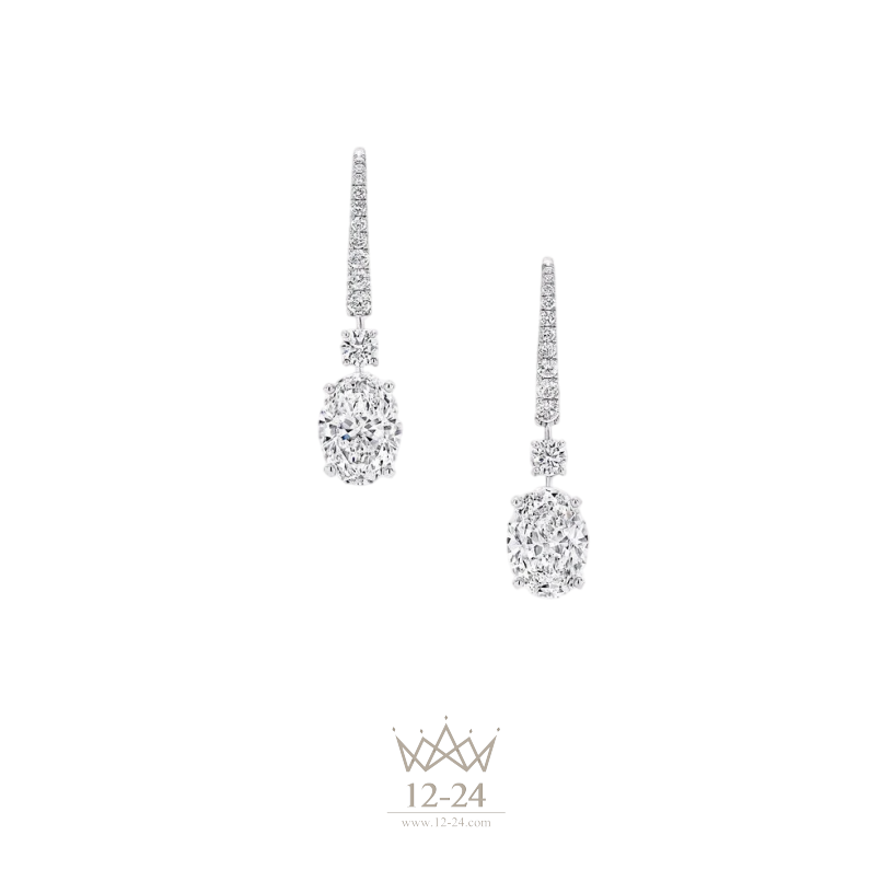 Graff Oval Diamond Earrings OTSW01