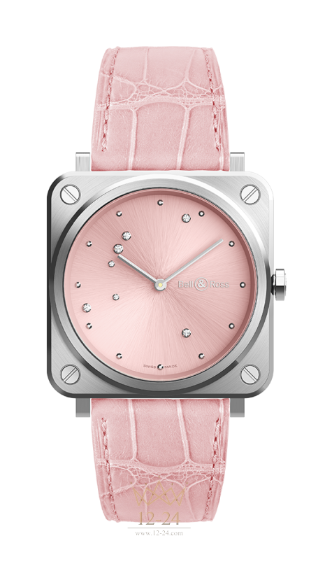 Bell &amp; Ross Br S Pink Diamond Eagle BRS-EP-ST/SCR