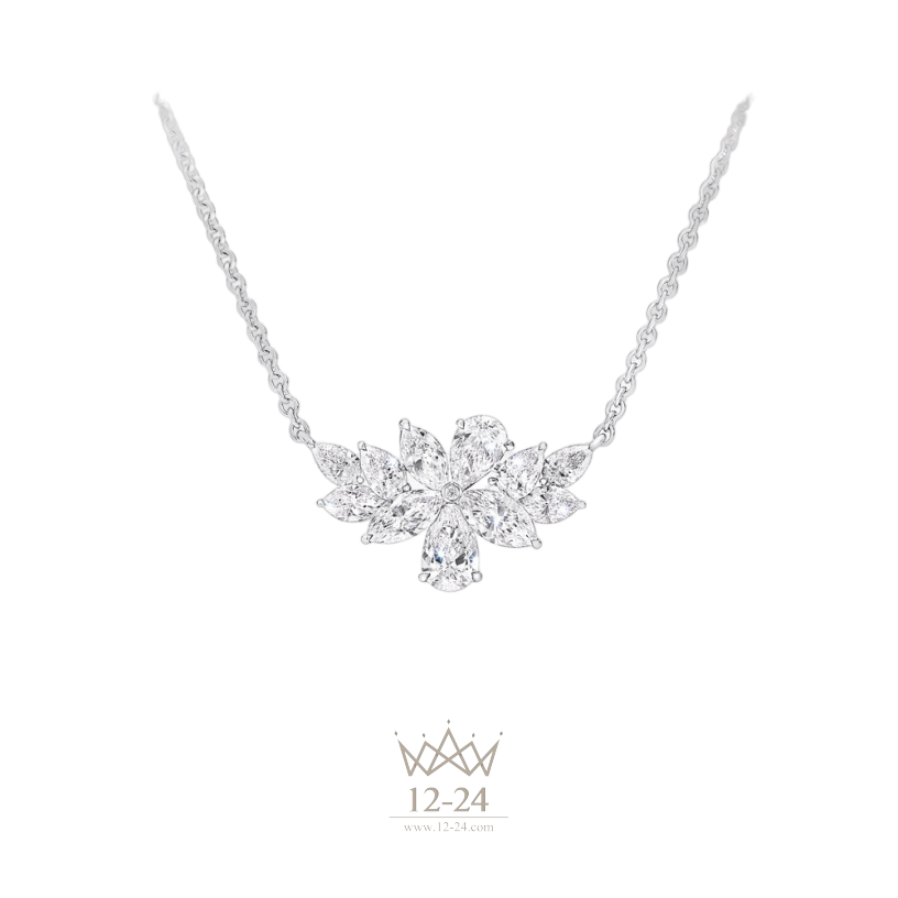 Graff Pear Shape and Marquise Cut Diamond Pendant RGP789